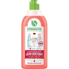 Средство для мытья посуды фруктов и детских игрушек Synergetic Гранат 1л в магазинах Магнит