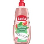 Средство для мытья посуды Sanita Грейпфрут и мята 450г Средство для мытья посуды Sanita Грейпфрут и мята 450г