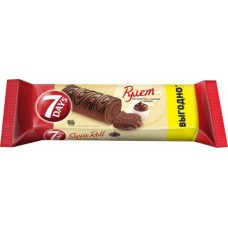 Рулет 7 Days бисквитный с кремом Какао 300г в магазинах Магнит