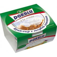 Крем-сыр Dorblu a la creme с голубой плесенью 65% 80г в магазинах Магнит