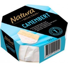 Сыр Natura Selection Camembert с белой плесенью 50% 125г в магазинах Магнит