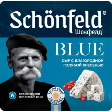 Сыр Schonfeld Blue с голубой плесенью 54% 100г в магазинах Магнит