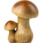 Фигурка садовая гриб 17.5х13.5х21.5см