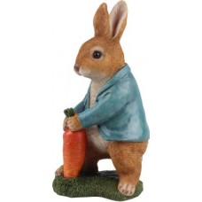 Фигурка садовая Заяц 26см в магазинах Магнит