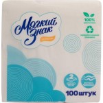 Бумажные салфетки Мягкий знак Deluxe 100шт