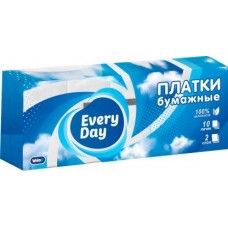 Носовые платки Wiloo Every day 2слоя 10х10шт в магазинах Магнит