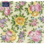 Салфетки бумажные ArtBouquet Поле роз 33*33см 3 слоя 20шт
