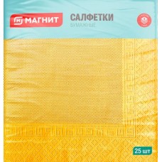 Салфетки бумажные Магнит интенсив 3 слоя 33*33см 25шт в ассортименте в магазинах Магнит