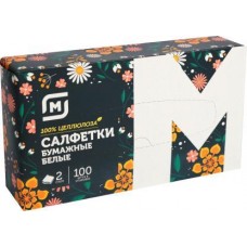 Салфетки для лица Магнит Soft бумажные 2 слоя 100шт в ассортименте в магазинах Магнит