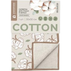 Салфетка для стекол Atmosphere Cotton микрофибра в магазинах Магнит
