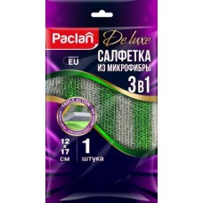 Салфетка Paclan из микрофибры усиленная 17*12см в магазинах Магнит