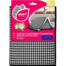 Салфетка универсальная York универсальная микрофибра Пепита в магазинах Магнит
