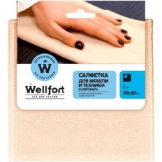 Салфетка Wellfort для мебели и техники микрофибра в магазинах Магнит