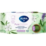 Салфетки влажные Aura Family для всей семьи 63шт