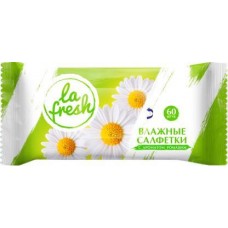 Салфетки влажные La Fresh для всей семьи с ароматом ромашки 60шт/72шт в ассортименте в магазинах Магнит