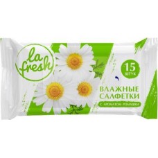 Влажные салфетки La Fresh с ароматом Ромашка 15шт в магазинах Магнит