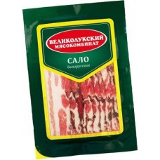Сало Великолукский МК Белорусское Соленое в нарезку 100г в магазинах Магнит