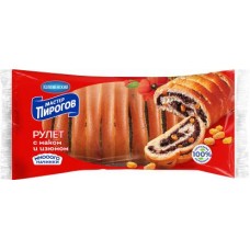 Рулет Коломенский БКК с маком и изюмом 250г в магазинах Магнит