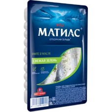 Филе сельди Санта Бремор Матиас свежая зелень 250г в магазинах Магнит