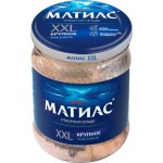 Сельдь Матиас XXL отборная атлантическая слабосоленая филе-кусочки в масле 450г Сельдь Матиас XXL отборная атлантическая слабосоленая филе-кусочки в масле 450г