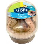 Сельдь Вкусное море тихоокеанская Салатная филе в масле 400г Сельдь Вкусное море тихоокеанская Салатная филе в масле 400г
