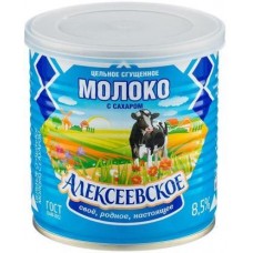 Молоко сгущенное Алексеевское с сахаром 8.5% 360г в магазинах Магнит