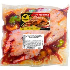 Утка Домашняя уточка с яблоками в маринаде для запекания в магазинах Магнит