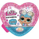 Карамель Конфитрейд в пластиковом сердце с подарком в ассортименте 15г Карамель Конфитрейд в пластиковом сердце с подарком в ассортименте 15г