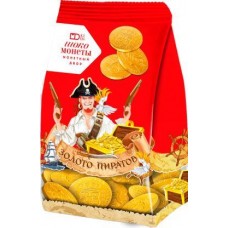 Шоколад Монетный двор Золото пиратов 150г в магазинах Магнит