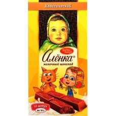 Шоколад Аленка Молочный порционный 100г в магазинах Магнит