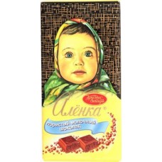 Шоколад Аленка Молочный пористый 95г в магазинах Магнит