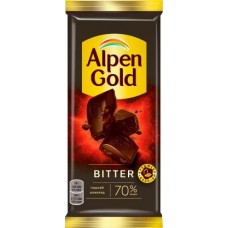 Шоколад Alpen Gold Bitter Горький 70% 80г в магазинах Магнит