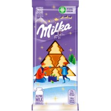Шоколад Milka Sweet Winter молочный и белый 100г в магазинах Магнит