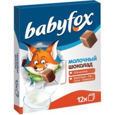 Шоколад молочный Babyfox детский 90г в магазинах Магнит