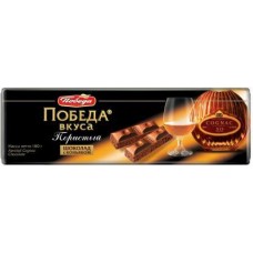 Шоколад Победа вкуса Пористый с коньяком 180г в магазинах Магнит