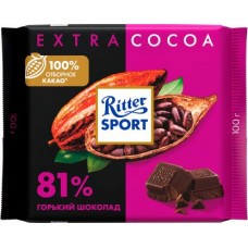 Шоколад Ritter Sport горький 81% 100г в магазинах Магнит