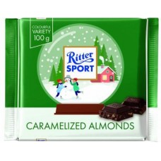 Шоколад Ritter Sport Молочный Миндаль в карамели 100г в магазинах Магнит