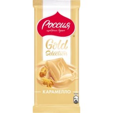 Шоколад Россия Gold Selection Карамелло 82г в магазинах Магнит