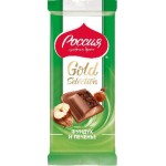 Шоколад Россия щедрая душа Gold Selection молочный Фундук и Печенье 85г