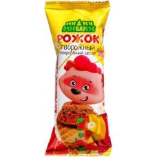 Десерт Ми-Ми-Мишки творожный глазированный вафельный рожок клубника банан 15% 35г в магазинах Магнит