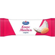 Сырок творожный Савушкин Кокос-миндаль 20% 40г в магазинах Магнит