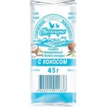 Сырок творожный Свитлогорье глазированный в белой глазури с кокосом 23% 45г