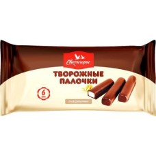 Творожные палочки Свитлогорье глазированные с ароматом ванили 23% 180г в магазинах Магнит