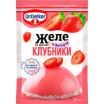 Желе Dr.Oetker сухое со вкусом клубники и йогурта 33г
