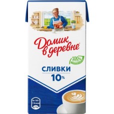 Сливки Домик в деревне стерилизованные 10% 480г в магазинах Магнит