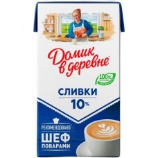 Сливки Домик в деревне стерилизованные 10% 950г в магазинах Магнит
