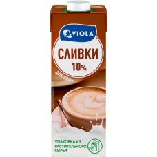 Сливки Viola для кофе ультрапастеризованные 10% 1л в магазинах Магнит