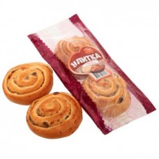 Слойка Черемушки Улитка с кремом и изюмом 100г в магазинах Магнит