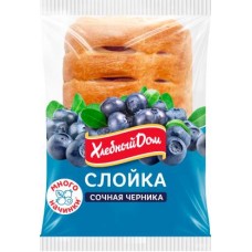 Слойка Хлебный дом с черникой 55г в магазинах Магнит