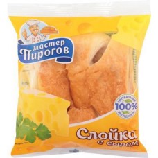 Слойка Мастер Пирогов с сыром 70г в магазинах Магнит